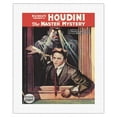 thumbnail image 1 of Harry Houdini in The Master Mystery - Episode Eight - Vintage Film Movie Poster c.1919 - Fine Art Rolled Canvas Print 16in x 20in, 1 of 4