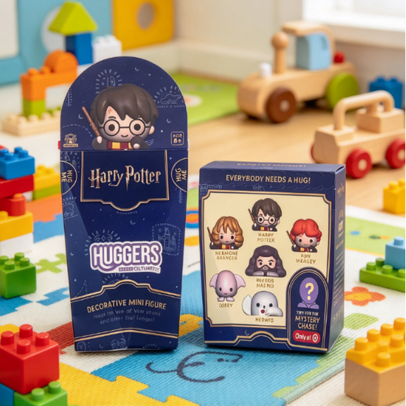 Harry Hug Me Huggers Mini Figure, Decorative Hugger Mini Figure, Wizard Character Resin Statue for Vase Rim Decoration