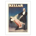 thumbnail image 1 of Harry Kellar - Levitation of Princess Karnac - Vintage Magic Poster c.1894 - Fine Art Matte Paper Print (Unframed) 24x32in, 1 of 4