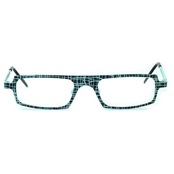 Harry Lary's French Optical Eyewear Starsky Reading Glasses in Teal Black (717) +1.50