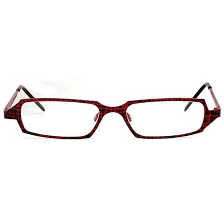 Harry Lary's French Optical Eyewear Vernity Reading Glasses in Red Black (504) +0.75