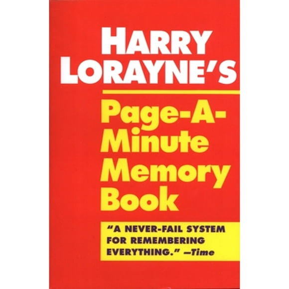 Harry Lorayne's Page-a-Minute Memory Book (Paperback)