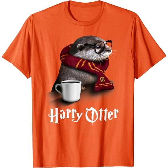 Harry Otter Funny Parody Softstyle Unisex T-Shirt,Orange Color,Size 2T