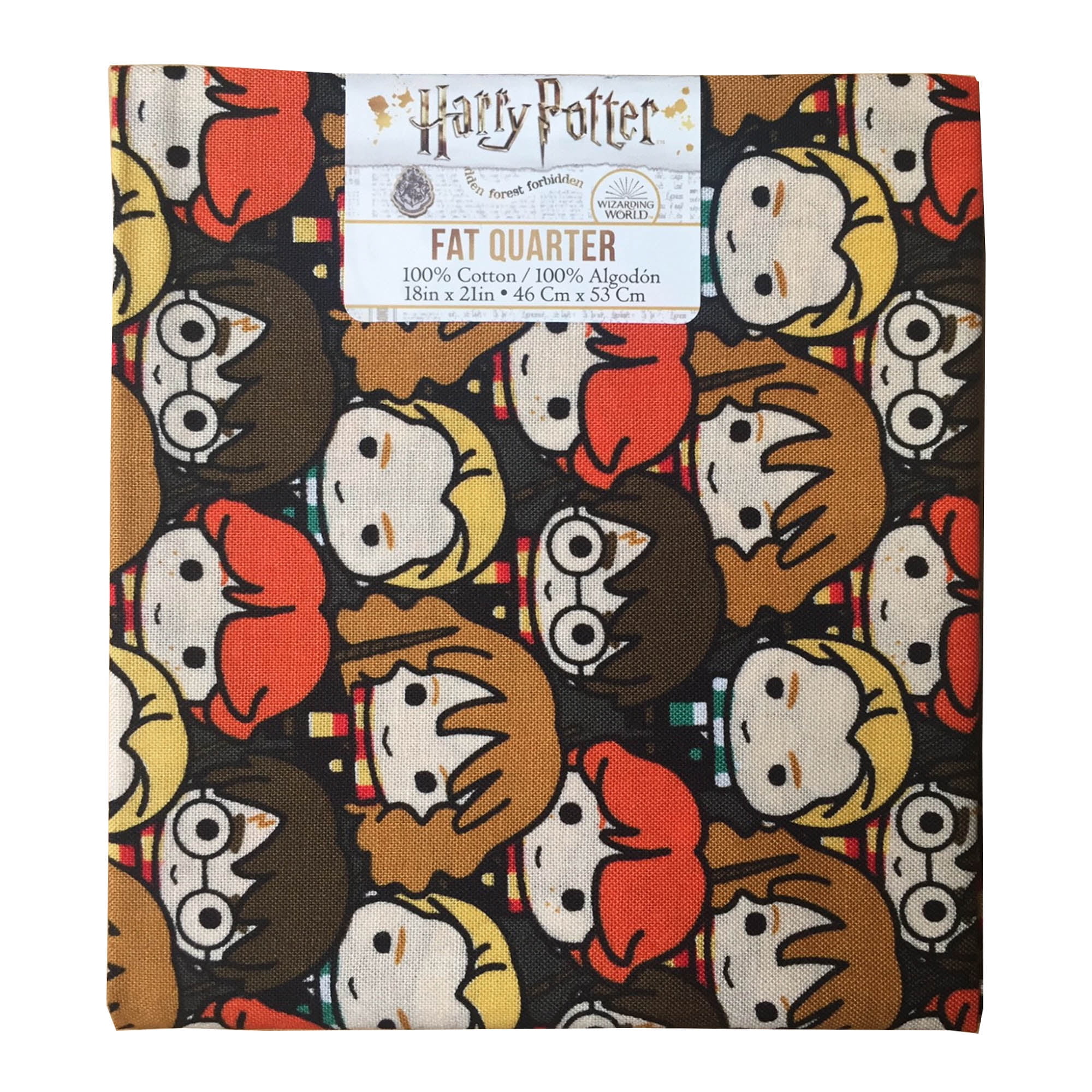 Harry Potter 100% Quilting Cotton, 18" x 21" Precut Fat Quarter Bundle