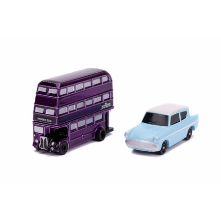 Harry Potter 2-Pack, Harry Potter - Jada 31719 - 1/65 Scale Diecast Model Toy Car