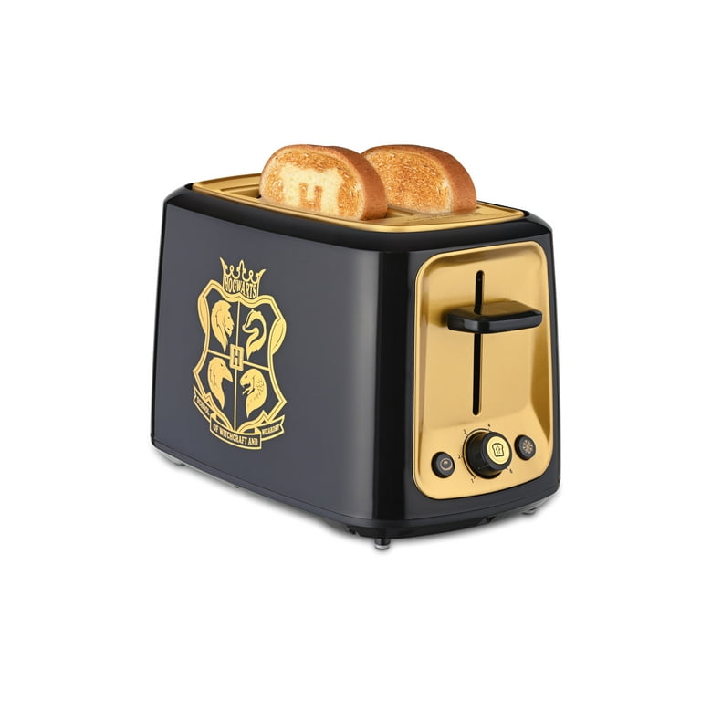 Harry Potter, 2-Slice Toaster, Hogwarts crest imprint, Wide slots