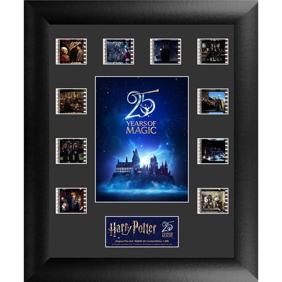 Harry Potter 25 Years of Magic (Hogwarts) Mini Montage Framed FilmCells Presentation USFC6625