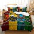 Harry_Potter 3 Pcs Comforter Set with 2 Pillowcases,Hogwart_s Bedding
