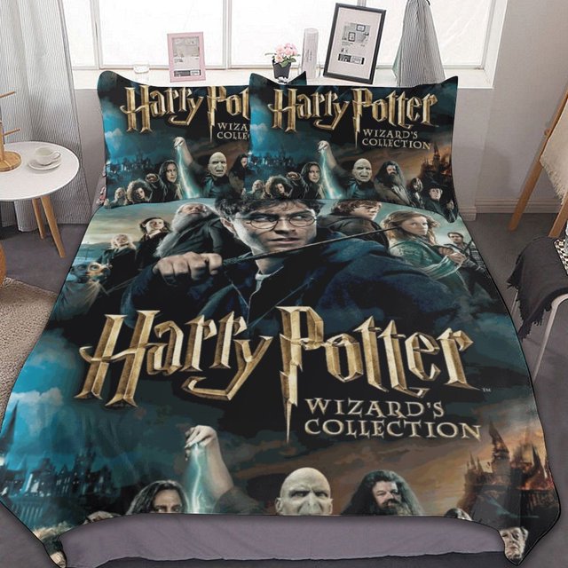 Harry Potter 3 Pieces Bedding Sets Comfortable Soft Comforter Sets