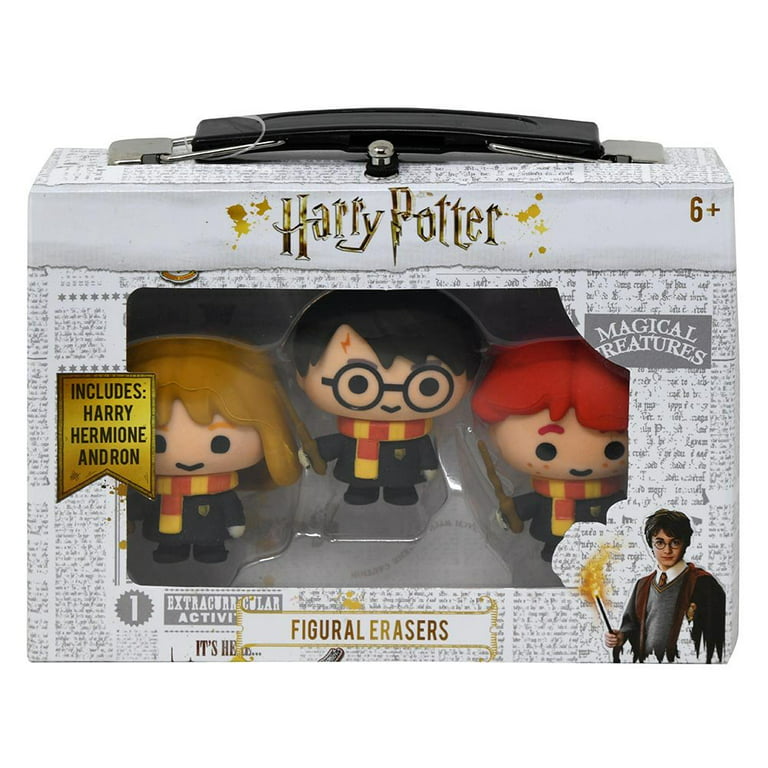 Harry Potter 3pk Figural Erasers in Box, Size: 6 x 1