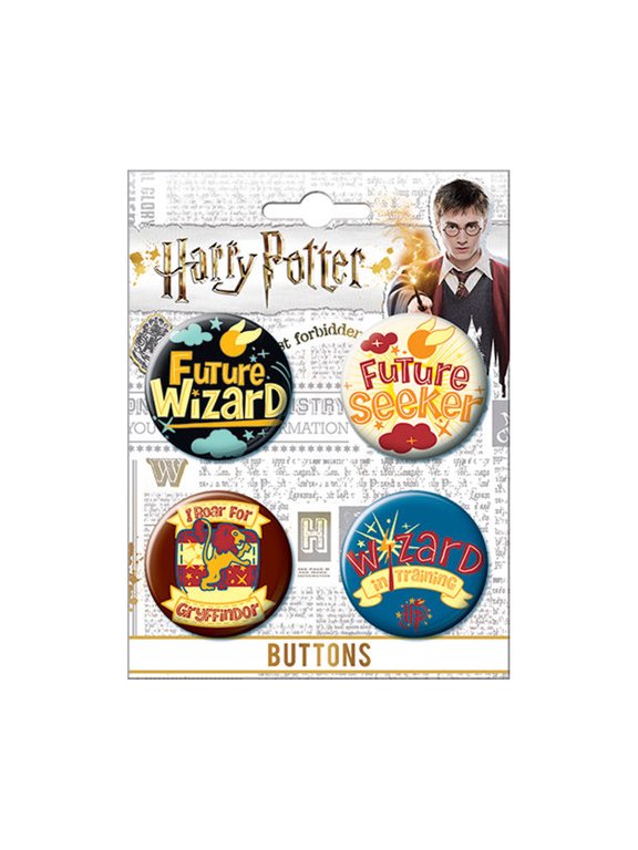 Harry Potter 4 Piece Button Set #85247BT4