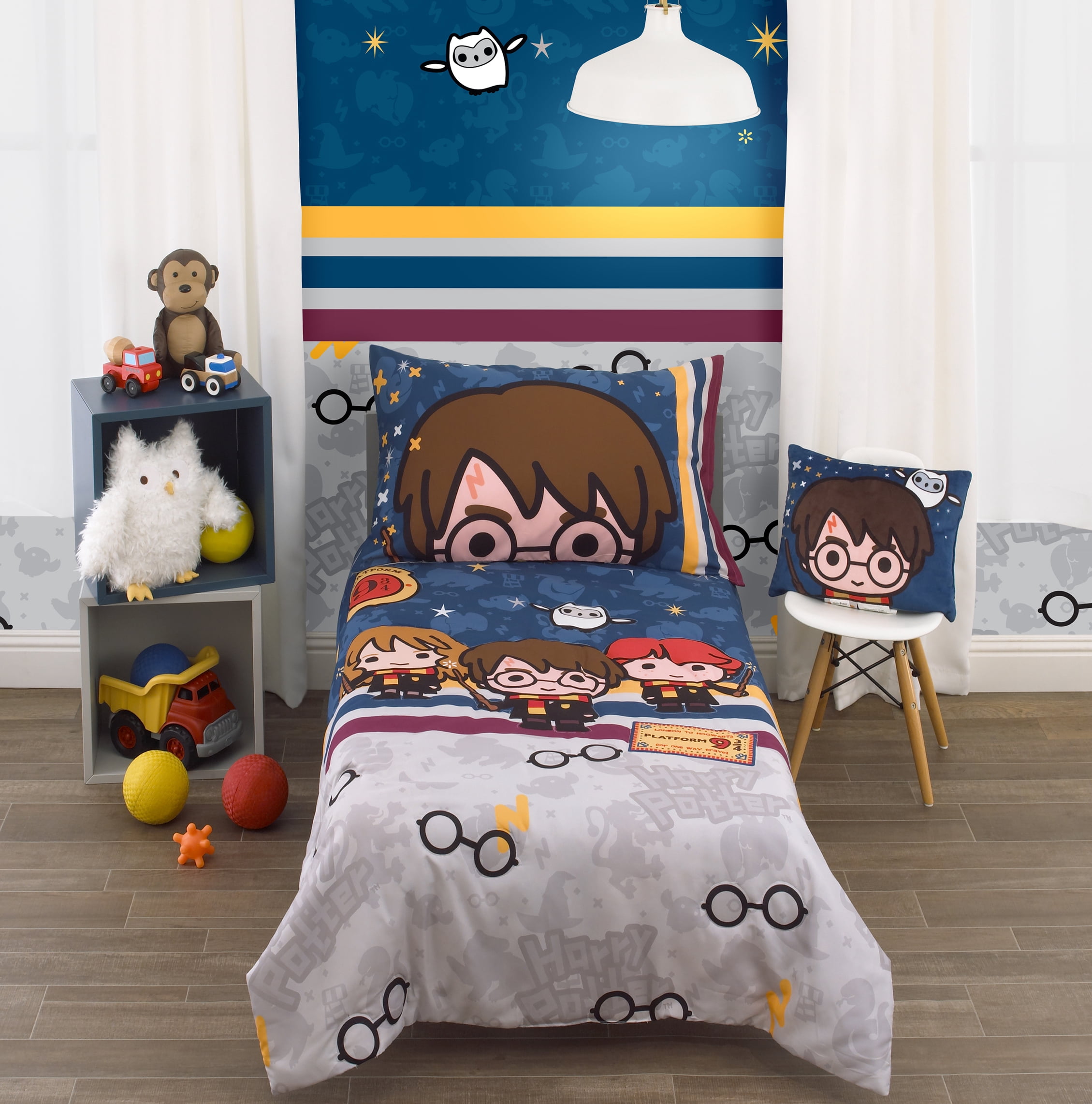 Harry Potter 4-Piece Wizards inTraining Toddler Bedding Set