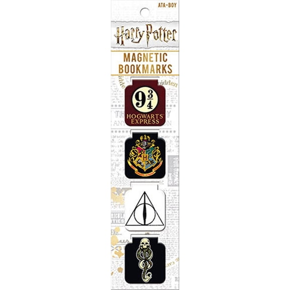 Harry Potter 45700 Harry Potter Symbols Magnetic Bookmarks - Set of 4