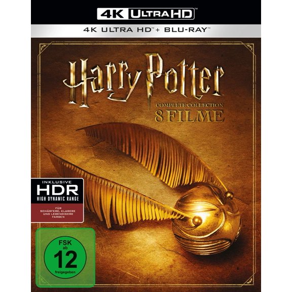 Harry Potter 4K Ultra-HD Complete Collection - contains 8 films (4K Ultra HD) Daniel Radcliffe