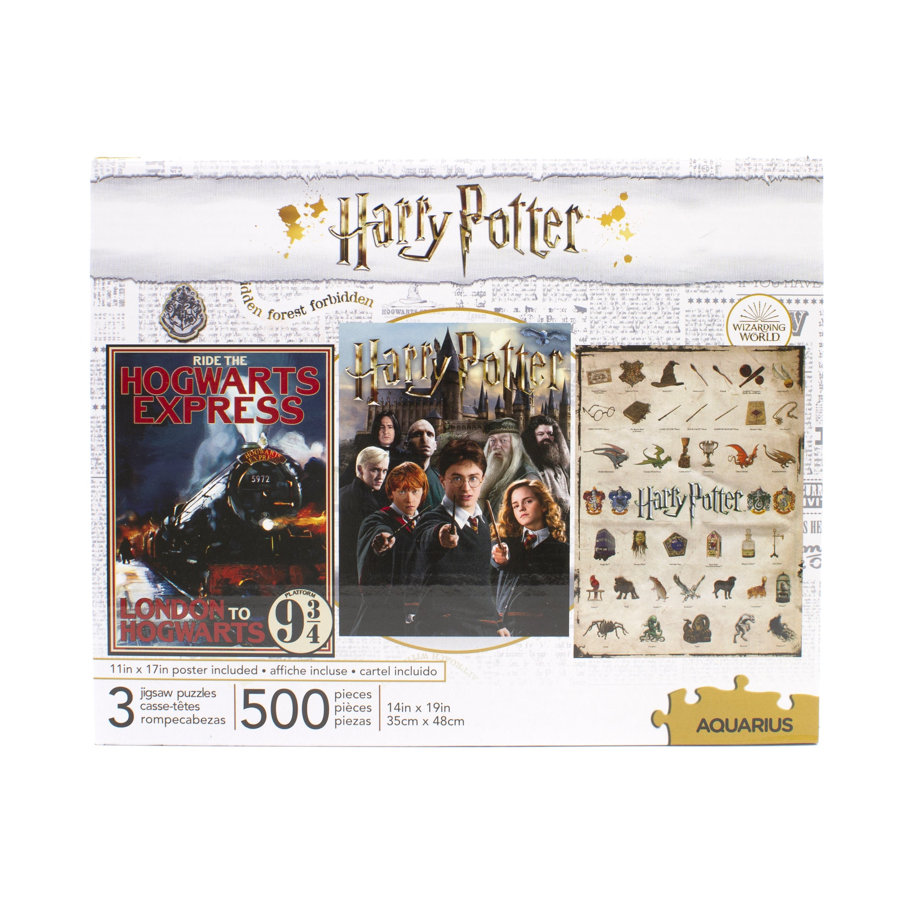 Harry Potter Wooden Jigsaw Puzzles - Officially Licensed