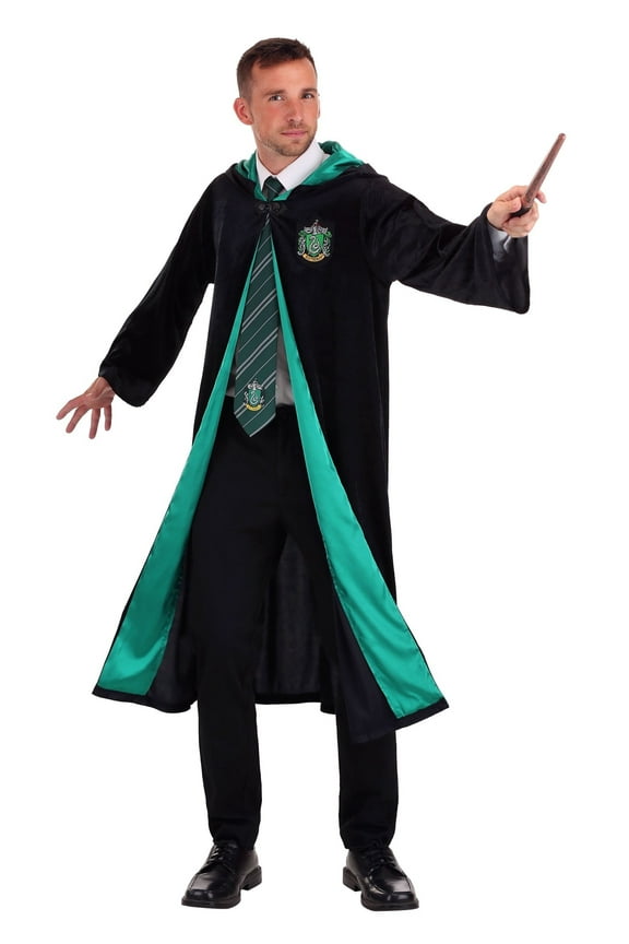 Harry Potter Adult Deluxe Slytherin Robe Costume