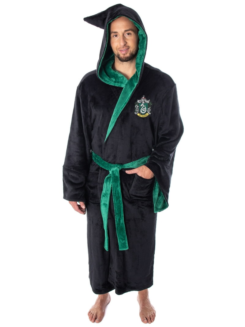 Official Harry Potter Adult Dressing Gown - Fleece Hooded Robe With Wizard Hat Hood 6 thumbnail image