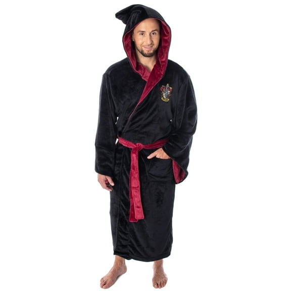 Harry Potter Adult Fleece Plush Hooded Robe