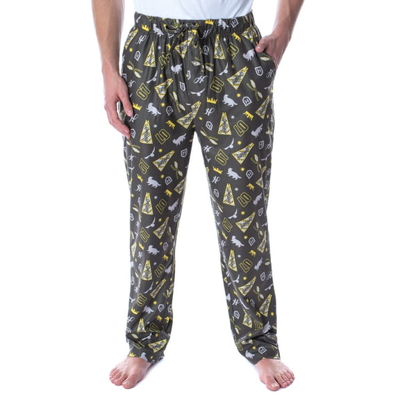 Harry Potter Adult Men's Quidditch House Pajama Pants - 4 Houses Available