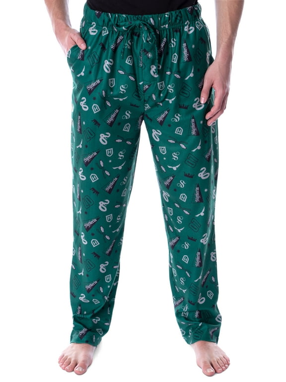Harry Potter Adult Men's Quidditch House Pajama Pants - 4 Houses Available