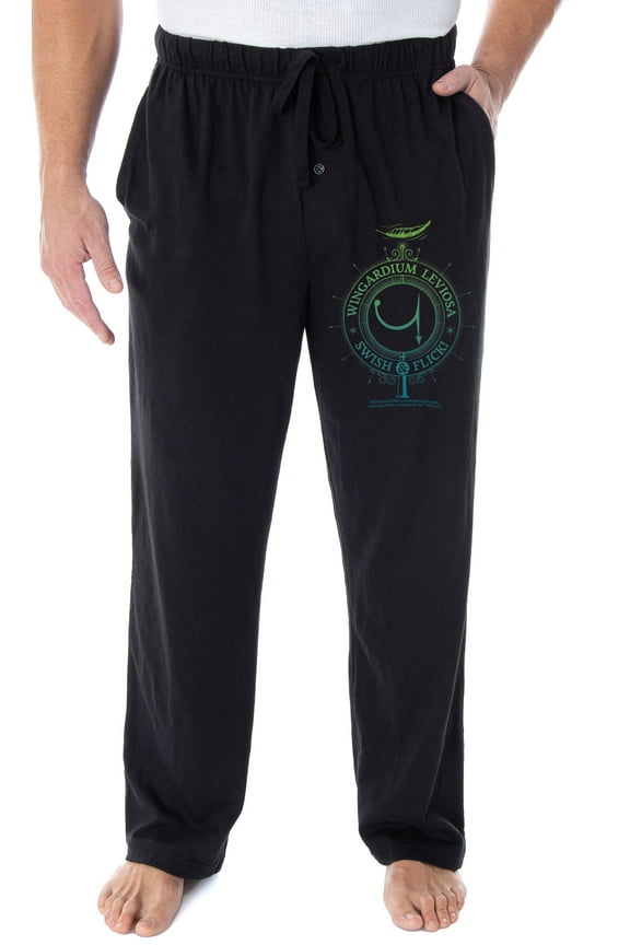 Harry Potter Adult Men's Wingardium Leviosa Pajama Pants Lounge Pants