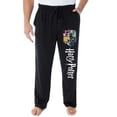 thumbnail image 1 of Harry Potter Adult Mens' Hogwarts Crest Collegiate Style Pajama Lounge Pants, 1 of 5