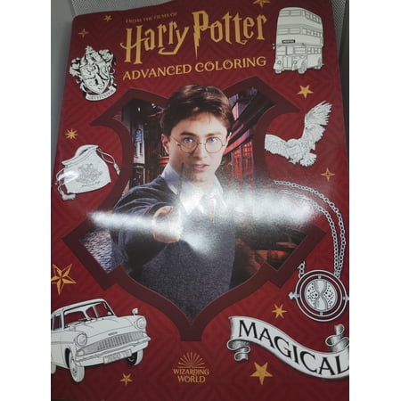 Harry Potter Advance Coloring Magical World Book