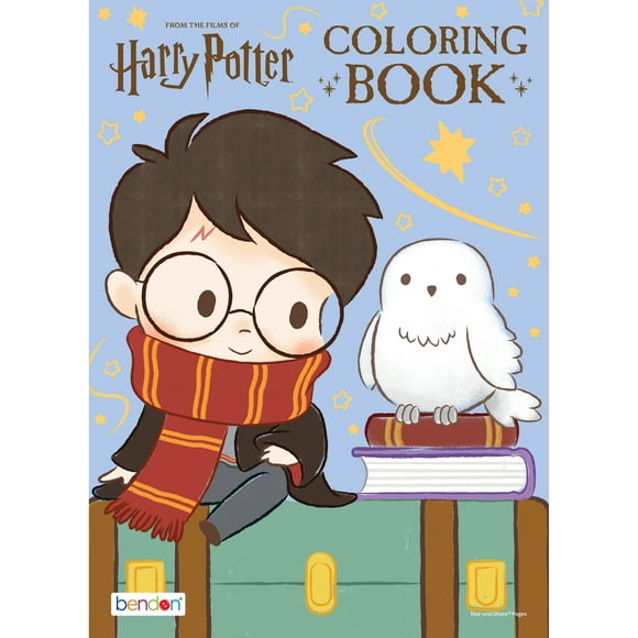 Harry Potter Advanced Coloring Book  64 Pages of Intricate Designs for Teens & Adults  Bendon Art Activity Book, Paperback