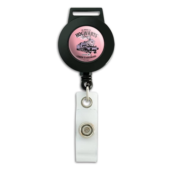 Harry Potter All Aboard The Hogwarts Express Lanyard Retractable Reel Badge ID Card Holder