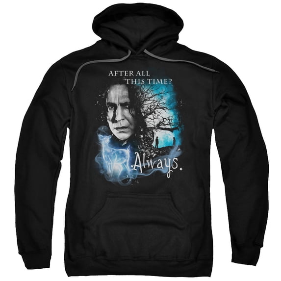 Trevco Sportswear HP8101-AFTH-6 Harry Potter Always Adult Pullover Hoodie, Black - 3X