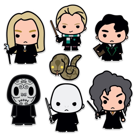 Harry Potter And The Deathly Hallows Part 2 Harry Potter Villains Chibi 100Ct Sticker Pack