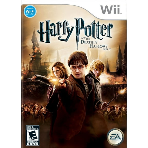 Restored Harry Potter And The Deathly Hallows Part 2, Nintendo Wii, Action & Adventure, Video Game