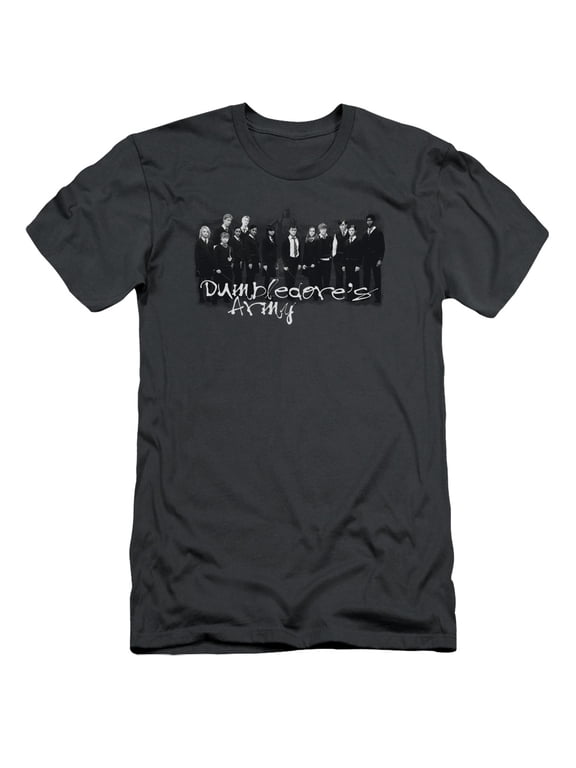 Harry Potter And The Order Of Phoenix Da Squad S/S Adult 30/1 T-Shirt Charcoal