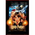 thumbnail image 1 of Harry Potter And The Sorcerer's Stone - Framed Movie Poster (Us Regular Style) (Size: 25" X 37") (Red Plastic Frame), 1 of 6