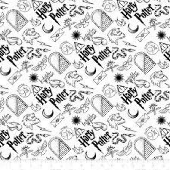 Harry Potter Artifacts Flannel Fabric
