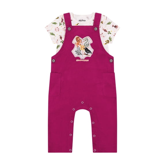 Harry Potter Baby Boy 2 Piece Corduroy Overall Set, Sizes 0-24 Months