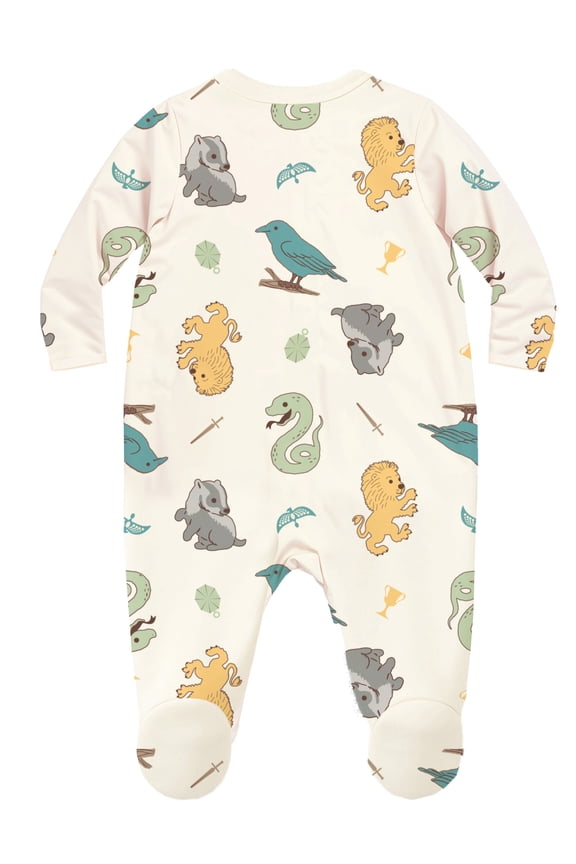 Harry Potter Baby Unisex Printed Long Sleeve Footed Sleep N Play, Sizes Newborn- 9 Months