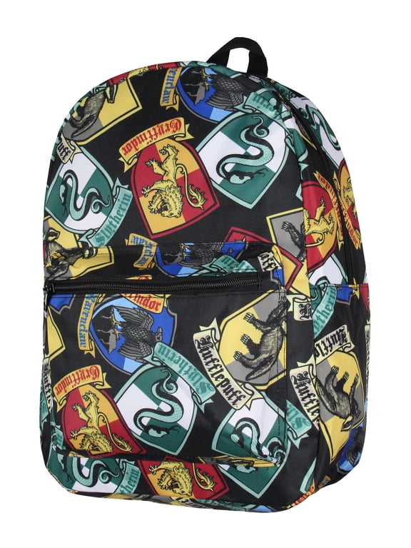 Backpack Hogwarts Houses Crest All Over Print Laptop Travel Backpack 17"