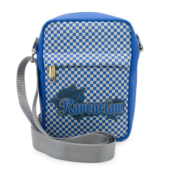 Harry Potter Bag, Crossbody, Ravenclaw, Checker, Vegan Leather