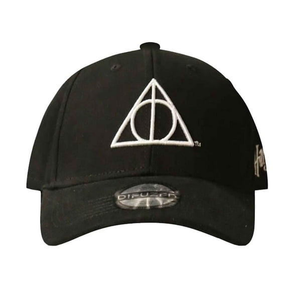 Harry Potter Baseball Cap Deathy Hallows Logo new Official Black Snapback
