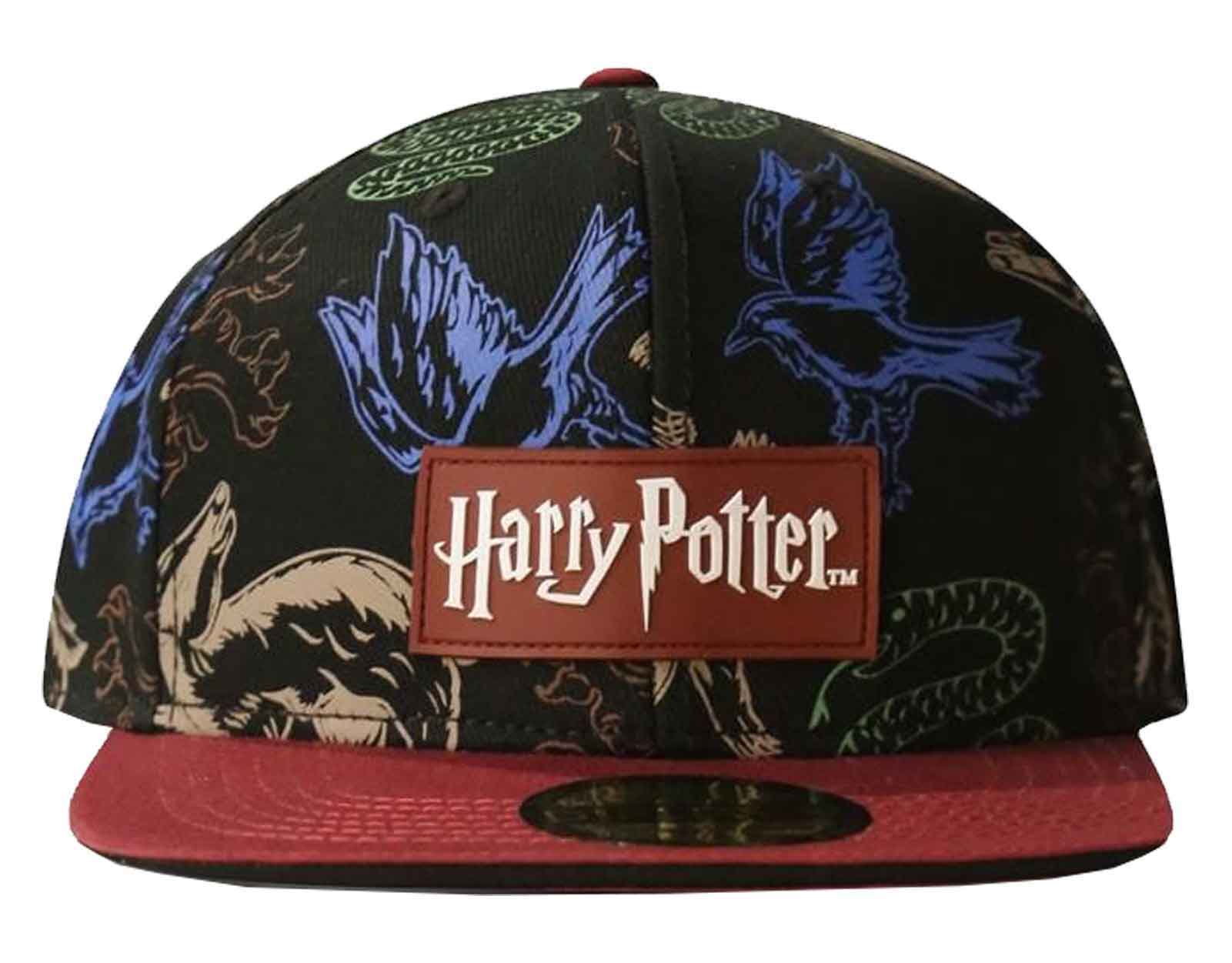 Harry Potter Baseball Cap House emblems new Official Black Snapback