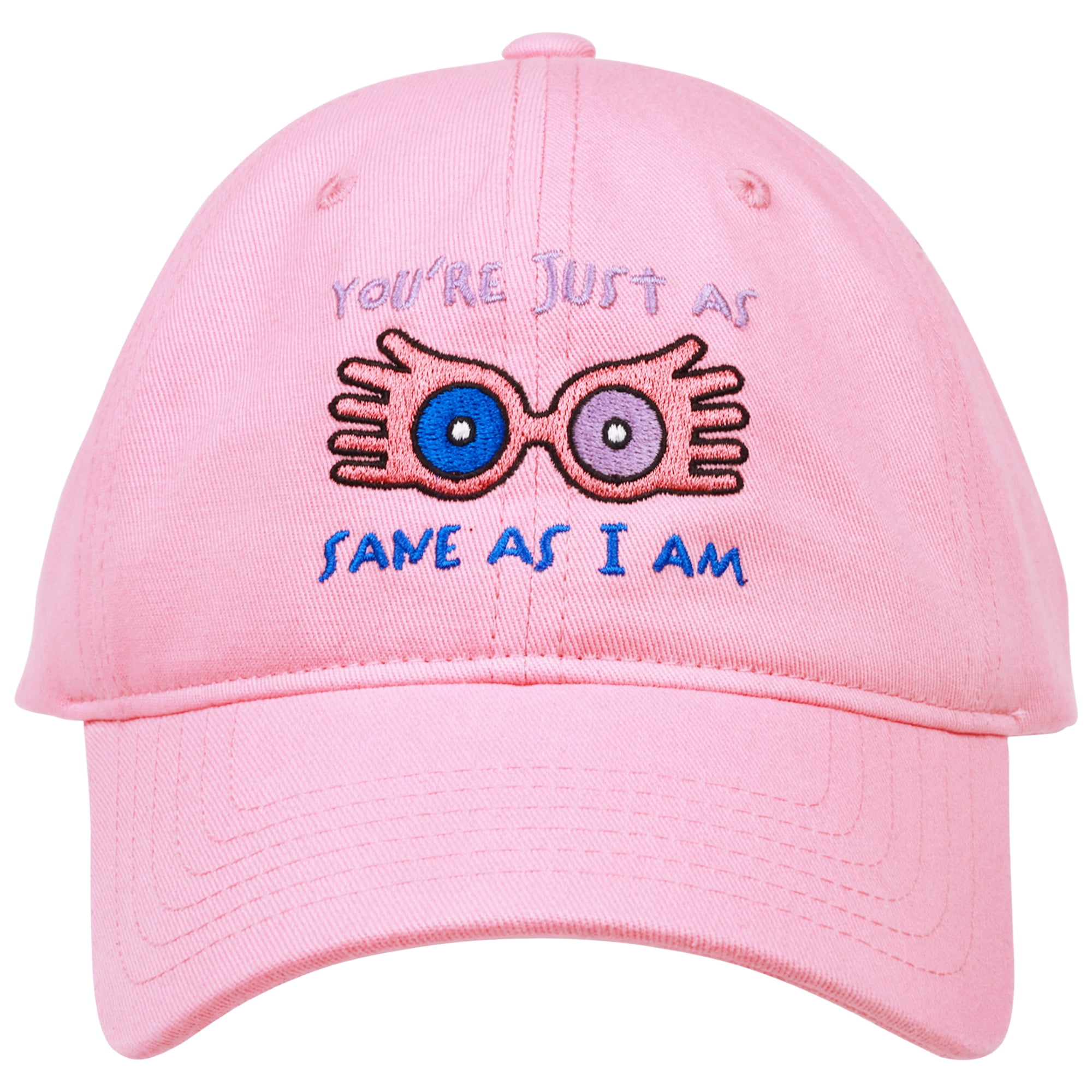 Baseball Cap, Luna Glasses Chenille Dad Hat, Pink, One Size