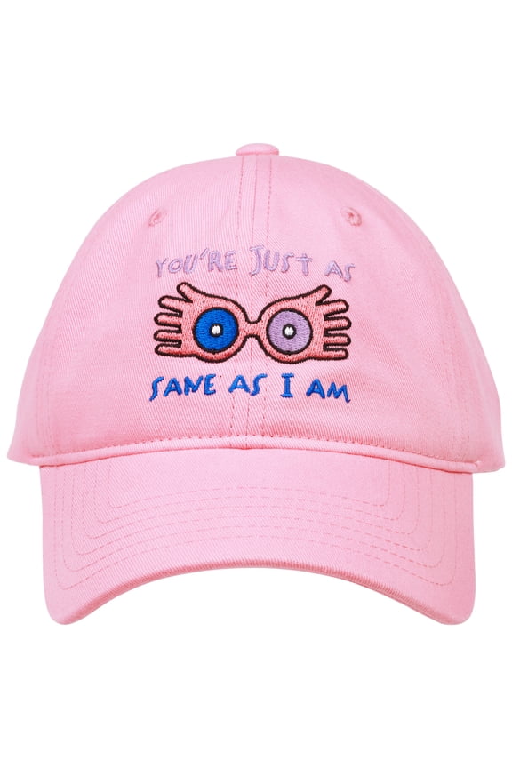 Baseball Cap, Luna Glasses Chenille Dad Hat, Pink, One Size