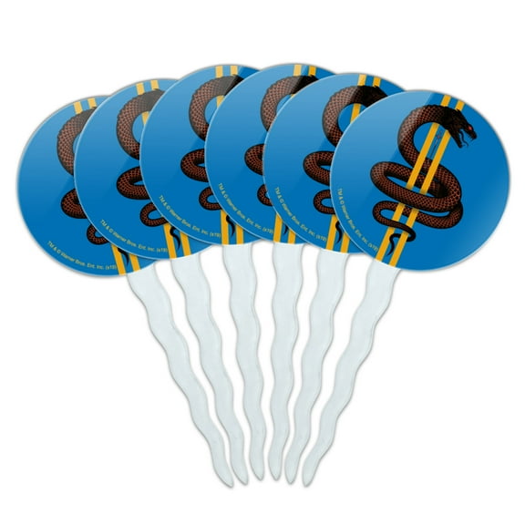 Harry Potter Basilisk Cupcake Picks Toppers Decoration Set of 6