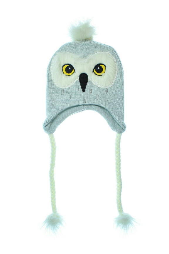 Harry Potter Beanie Hedwig Owl Costume Laplander Hat Pom Beanie