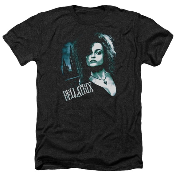 Harry Potter - Bellatrix Closeup - Heather Short Sleeve Shirt - Medium
