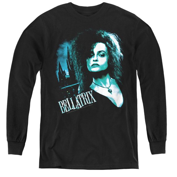 Harry Potter - Bellatrix Closeup - Youth Long Sleeve Shirt - Medium