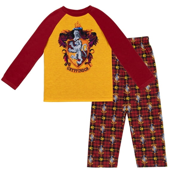 Harry Potter Big Boys Pajama Shirt and Pants Sleep Set Little Kid to Big Kid