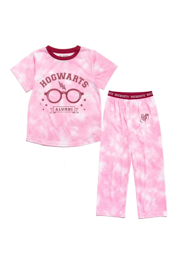 Big Girls Pajama Shirt and Pants Sleep Set Little Kid to Big Kid