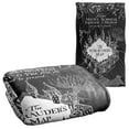 thumbnail image 1 of Harry Potter Black And White Map Officially Licensed Silky Touch Super Soft Throw Blanket 36" x 58", 1 of 6